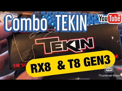 ⚡️⚡️COMBO TEKIN RX8 GEN3 - MOTEUR T8 G3 SYSTEM 1900 kv 4030 VARIATEUR TEKIN SENSOR et PROGRAMMATEUR