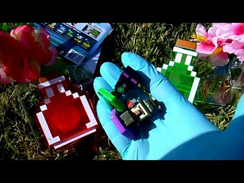 Toy Insanity - Minecraft Monday! Two Different Carry-Along Potion Cases! Minecraft Earth!