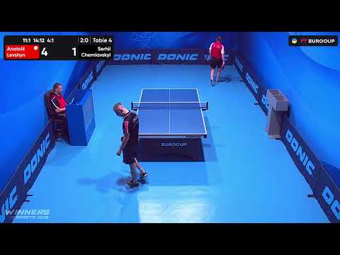 09:30 Anatolii Levshyn - Serhii Cherniavskyi 27.08.2023 TT Euro.Cup Ukraine Star. TABLE 4