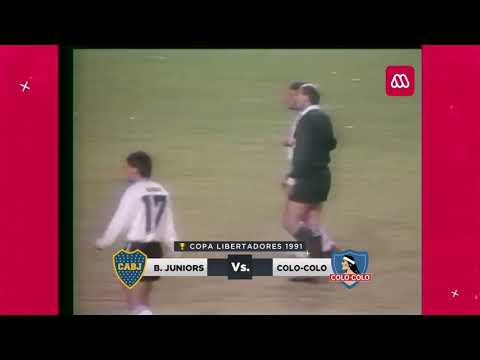 Boca junior 1 vs colo colo 0 semifinal Copa libertadores 1991