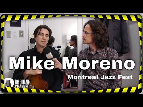 Mike Moreno interview - Sideman for Kendrick Scott - 2017 Montreal Jazz festival