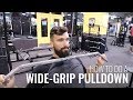 How to do a Wide-Grip Pulldown