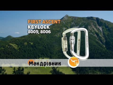 Карабін First Ascent 8005 Worker Keylock - фото 1 - id-p2733069880