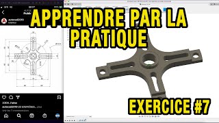 Modéliser une platine de fixation dans Fusion 360 - Exercice 7