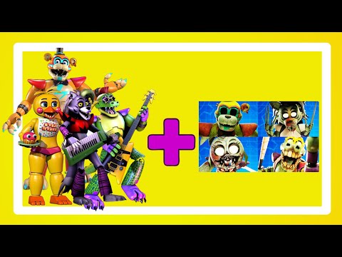 FNAF Animatronics + Plants vs Zombies = FNAF Animation #fnaf #plantsvszombies