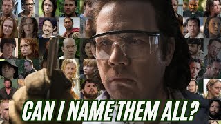 Naming 350+ Walking Dead Characters in 11 Minutes