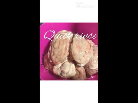 Fried beef brain “Egyptian recipe”