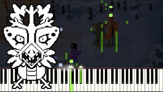 Undertale // Snowdin Town | LyricWulf Piano Tutorial on Synthesia // OST 22