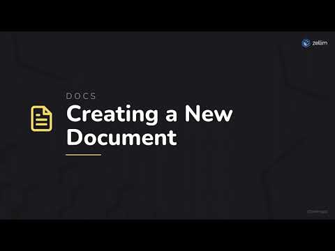 Creating a Document