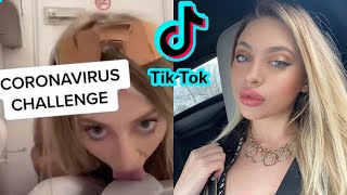 WTF! Ava Louise Licks Toilet Seat For Tik Tok Challenge | Hollywire