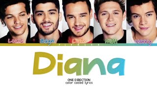 One Direction - Diana Lyrics (Color Coded Lyrics)