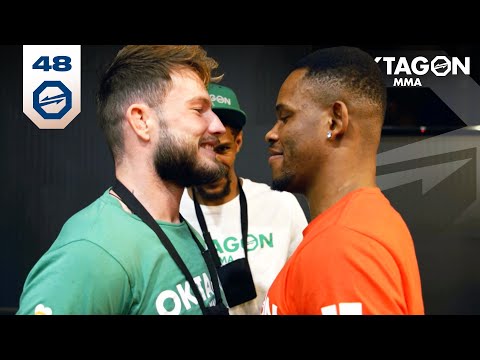 Heated Trash Talk between English and Irish MMA fighters | Gelezi vs. McDonald | OKTAGON 48