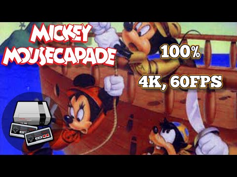 Mickey Mousecapade (NES) [100%] (4K, 60FPS)