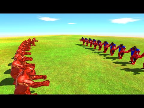 GORO THE DR.STRANGE VS GORO THE HULK VS GORO THE FLASH | Animal Revolt Battle Simulator | ARBS TV