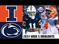 9 Penn State Vs 19 Illinois Full Game Highlights 2024 College Football Highlights