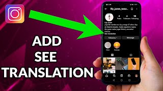 How To Add See Translation On Instagram Bio