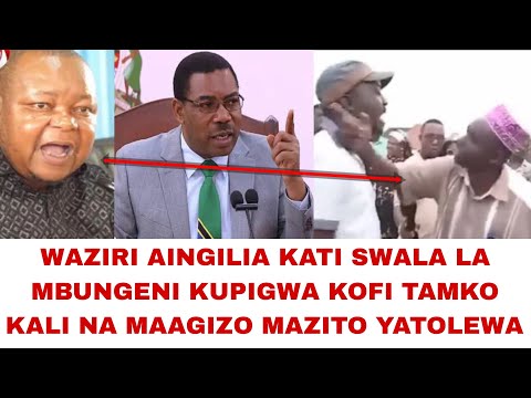 WAZIRI AINGILIA KATI MBUNGE KUPIGWA KOFI NA MWEKEZAJI TAMKO KALI NA MAAGIZO MAZITO YATOKA