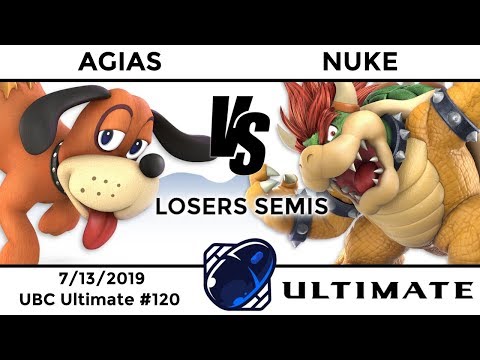 UBC Ultimate #120: Losers Semis - Agias (Duck Hunt, Richter Belmont) vs nuke (Bowser, Mario)