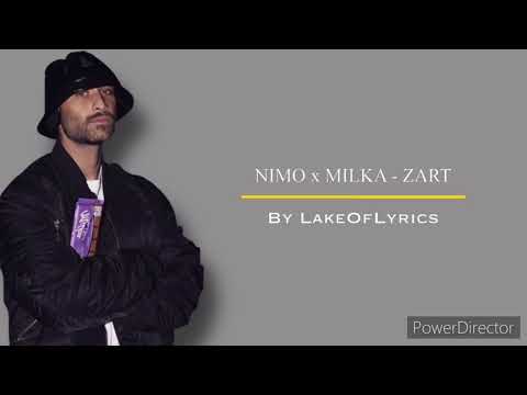 NIMO x MILKA - ZART [Lyrics Video]