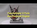 Two-Cylinder V-Twin Gas Powered Engine