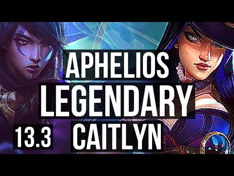APHELIOS & Sylas vs CAIT & Zilean (ADC) | 11/1/7, Legendary, 400+ games | KR Master | 13.3
