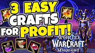 Three EASY WAYS of Making Gold in Midnight WoW | Literally FREE GOLD | WoW Midnight Goldmaking