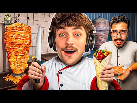 OS COLEGAS ABRIRAM UM RESTAURANTE DE KEBAB | Wrap Simulator