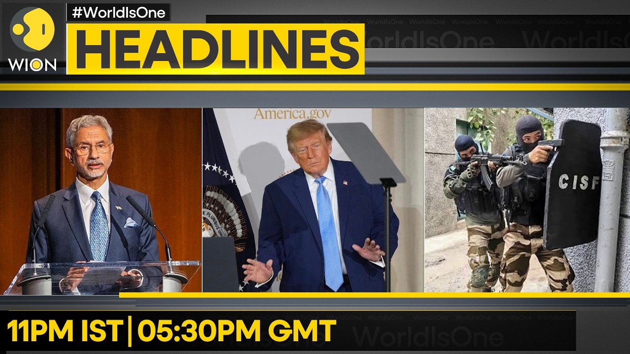 Jaishankar: India-China Ties Much Better | Trump Launches AI Powered America.Gov | WION Headlines