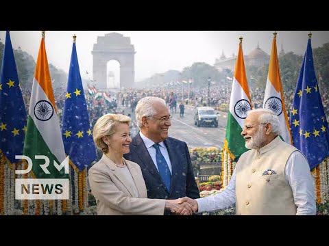 REPUBLIC DAY: Indian President Welcomes Ursula von der Leyen & Antonio Costa at Republic Day | AQ1Z