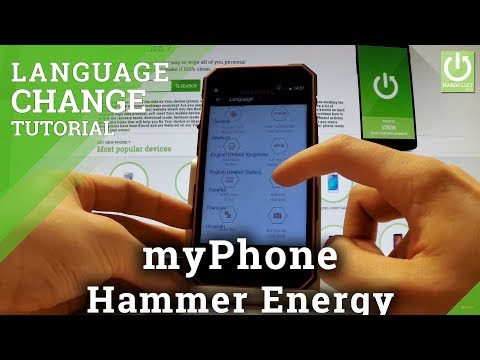How to Change Language in myPhone Hammer Energy - Language Settings
