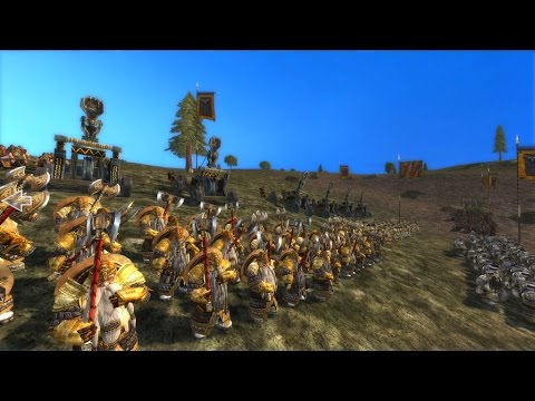 Call of Warhammer Multiplayer Battle #10: Dwarfs vs. Border Princes (Total War Warhammer Mod)
