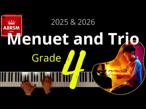 ABRSM Grade 4 Piano 2025 - Menuet and Trio (3rd movt from Sonata in C, Hob. XVI:1) - Haydn