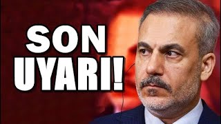 HAKAN FİDAN AÇIK AÇIK TEHDİT ETTİ: VURURUZ!