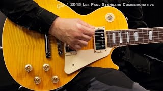 Video thumbnail for Gibson 2015 Les Paul Standard Commemorative Electric Guitar by Musician's Friend