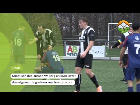 Chaotic duel between VV Berg and BMR results in three disallowed goals and a lot of frustration