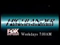 Highlander The Animated Series Promo 1995