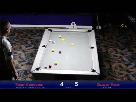 2024 Men's National Singles - Last 64- Terry Steventon v Darren Price