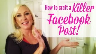 How to craft the perfect Facebook Post for your Network Marketing Business!