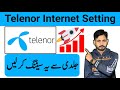 Telenor Internet Setting | Telenor 4g Internet Setting | internet setting telenor | internet setting