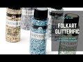 Folkart Extreme Glitter Acrylic Craft Paint Set