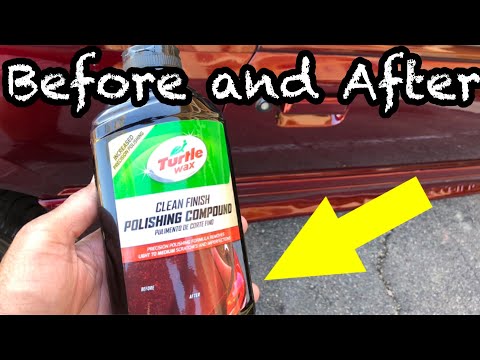 Turtle Wax Clean Finish Polishing Compound Review / Before and After