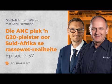 Die ANC plak ʼn G20-pleister oor Suid-Afrika se rassewet-realiteite