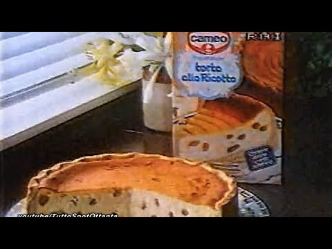 Spot - TORTA alla RICOTTA CAMEO - 1985