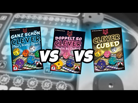 THAT'S PRETTY CLEVER vs TWICE AS CLEVER vs CLEVER CUBED | Gameplay | Schmidt Spiele