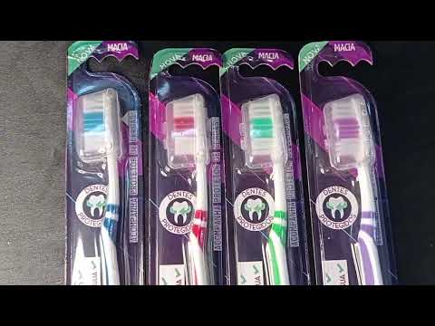 ESCOVA DE DENTE ECODENTE MÉDIA
