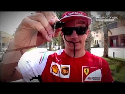 Räikkönen's drawing of Melbourne circuit 2014