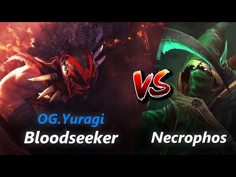 Yuragi safelane Bloodseeker vs Necrophos/Doom | First 10 minutes