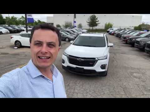 2023 Chevrolet Traverse AWD 4dr RS in White for sale at Kitchener Chrysler Dodge Jeep Ram in Kitchener, ON
