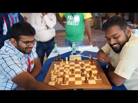 Fun analysis session after draw between Lalith Babu and Deepan Chakkravarthy