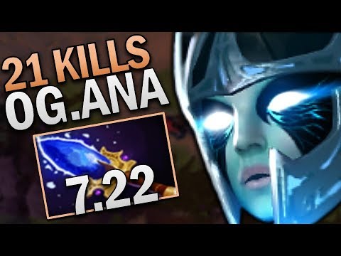 OG.Ana Phantom Assassin - Aghanims Build Dota 2 7.22 Gameplay ROAD TO TI11